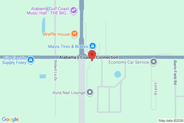 Map showing location at 30.406557, -87.646859