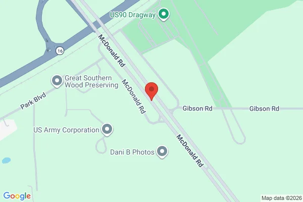 Map showing location at 30.509342, -88.224662