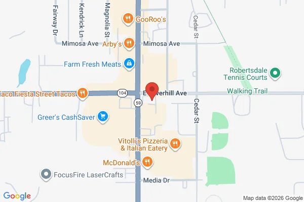 Map showing location at 30.545381, -87.707755