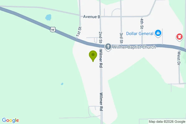 Map showing location at 30.822382, -88.361893