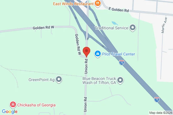 Map showing location at 31.428530, -83.517173