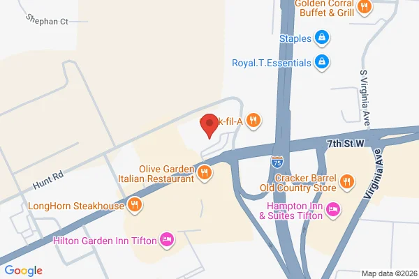 Map showing location at 31.450350, -83.532917