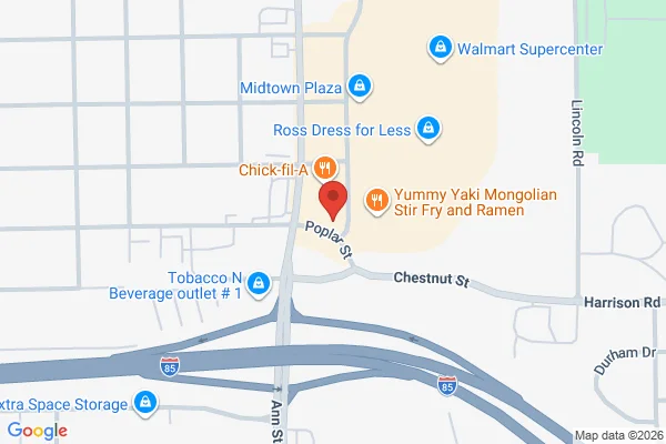 Map showing location at 32.368245, -86.270322