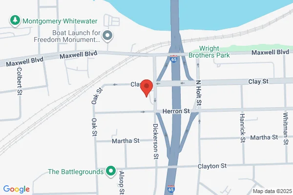 Map showing location at 32.375948, -86.323196