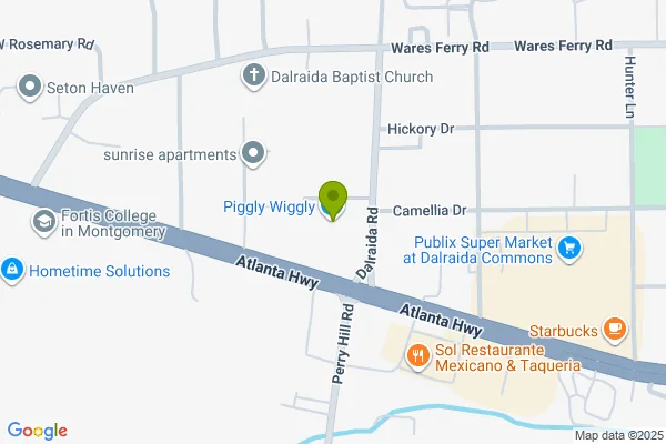 Map showing location at 32.384220, -86.246555