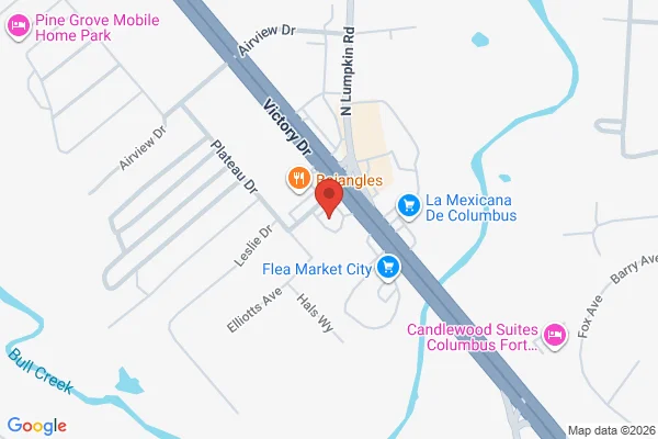 Map showing location at 32.430475, -84.953816