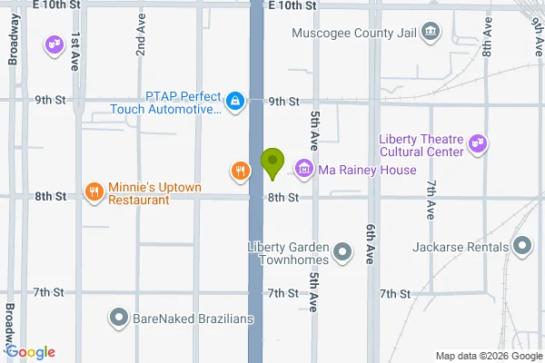 Map showing location at 32.461246, -84.987259