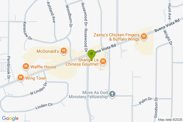 Map showing location at 32.464082, -84.921712