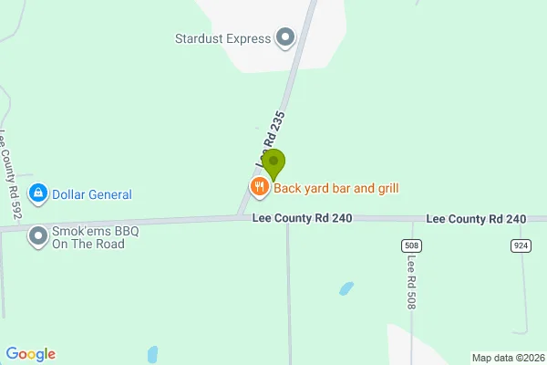 Map showing location at 32.501657, -85.127275