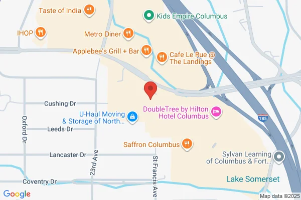 Map showing location at 32.518826, -84.957075