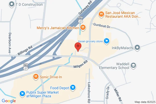 Map showing location at 32.522708, -84.889273