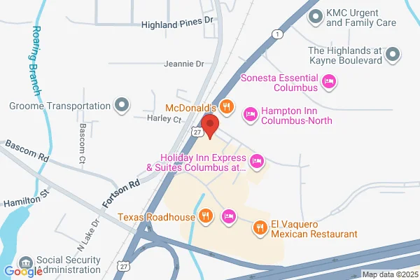 Map showing location at 32.553579, -84.947230