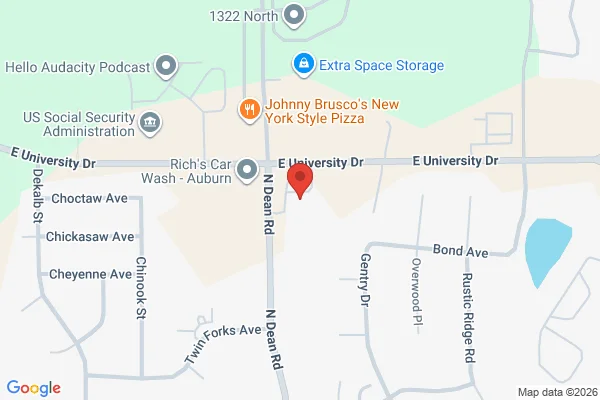 Map showing location at 32.628133, -85.461140