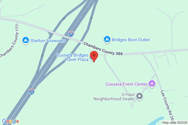 Map showing location at 32.744751, -85.279118