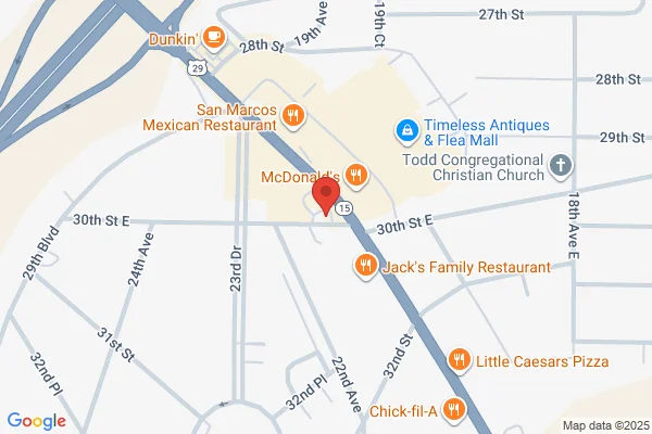 Map showing location at 32.844204, -85.181570