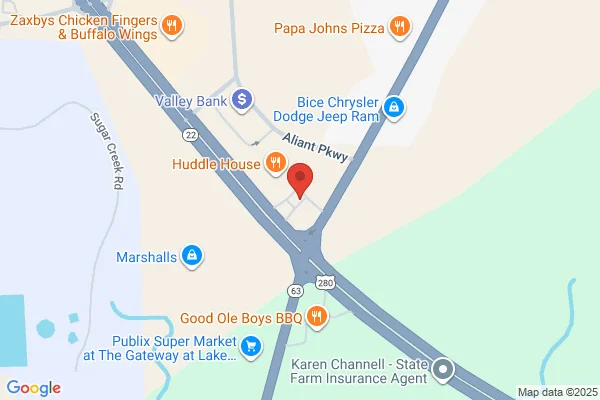 Map showing location at 32.916326, -85.952269