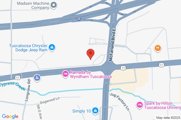 Map showing location at 33.168437, -87.526663