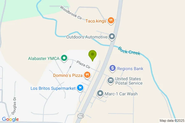 Map showing location at 33.218762, -86.825524