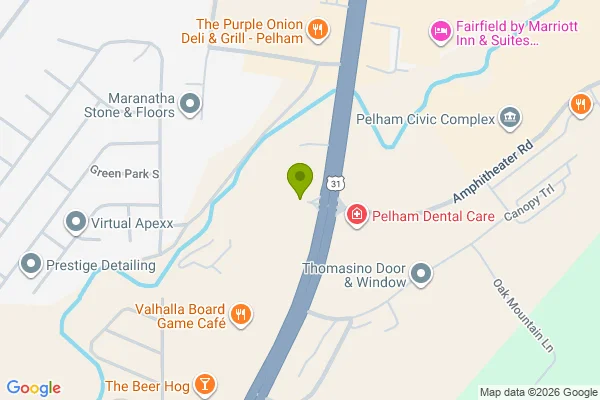 Map showing location at 33.327997, -86.793401