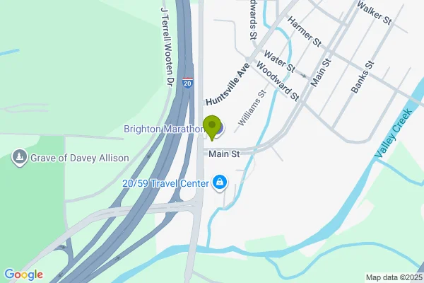 Map showing location at 33.428214, -86.952551