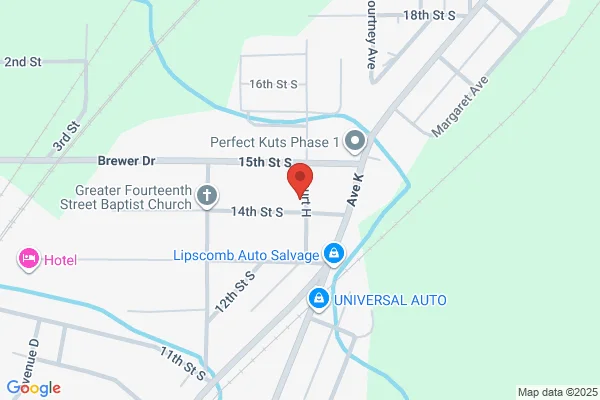 Map showing location at 33.431913, -86.919269