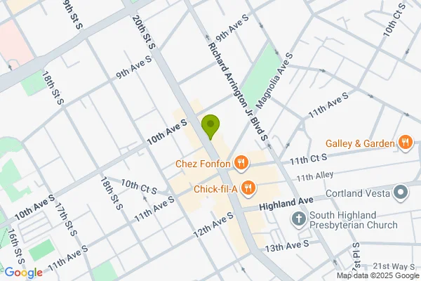 Map showing location at 33.501375, -86.796643