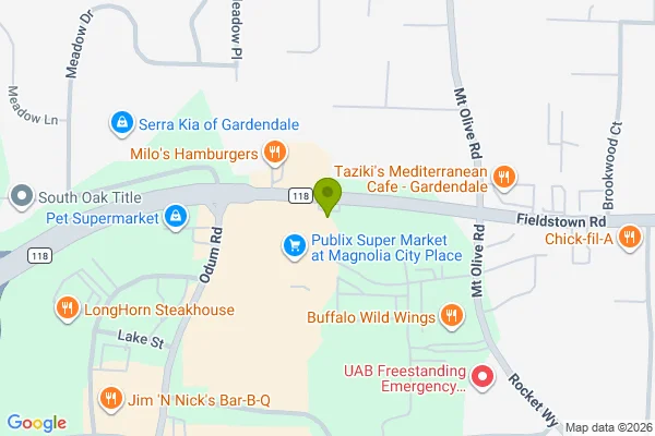 Map showing location at 33.651910, -86.821598