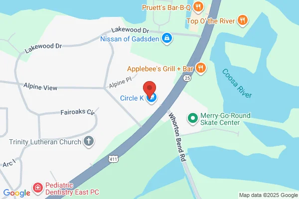 Map showing location at 33.979687, -86.008539