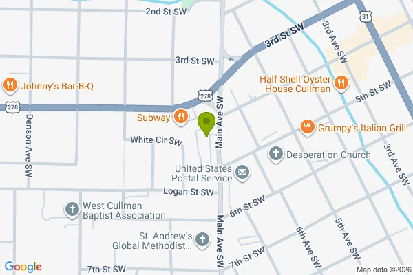 Map showing location at 34.171295, -86.848435