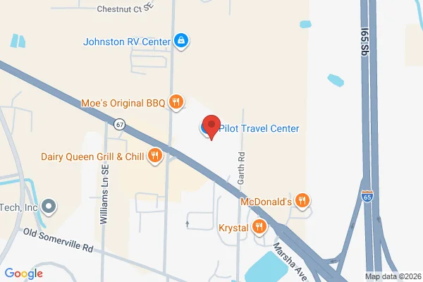 Map showing location at 34.537927, -86.910873