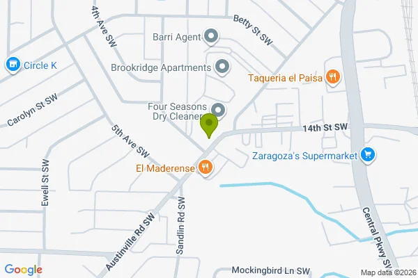 Map showing location at 34.577739, -86.990032