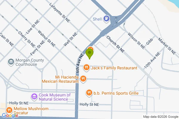 Map showing location at 34.607368, -86.979086